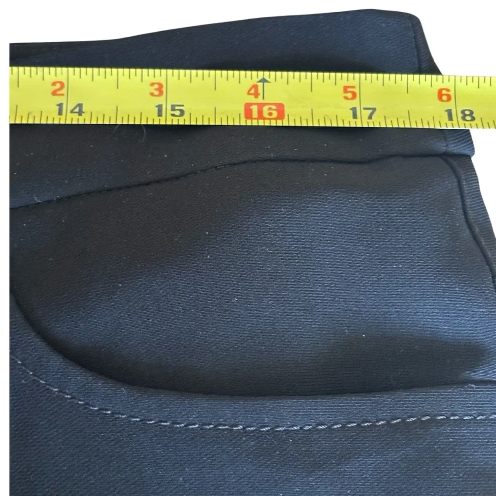 NWOT CHANEL Black Straight Leg Uniform Pants Sz 44